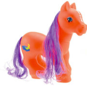Pony s česací hřívou set plastový barevný koník s doplňky různé barvy
