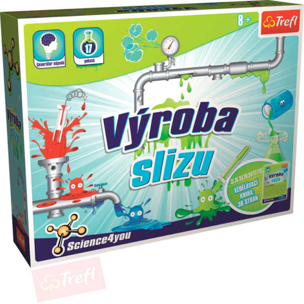 TREFL HRA Výroba slizu 17 pokusů slizová fabrika Science 4 you v krabici