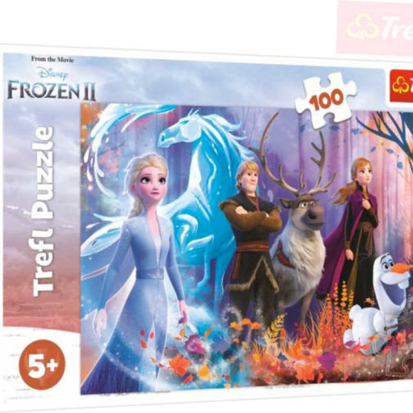 TREFL PUZZLE Ledové království 2 (Frozen) Mrazivá magie 41x28cm 100 dílků