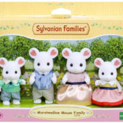 Sylvanian Families rodina myšek Marshmallow set 4 figurky myší rodinka v krabici