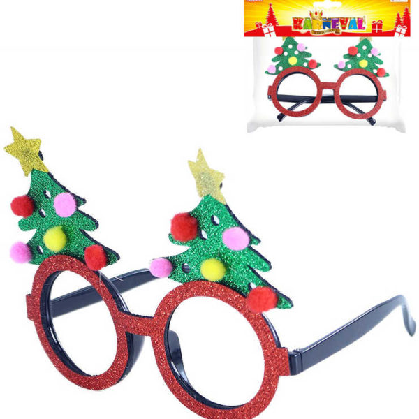 KARNEVAL Brýle vánoční strom dospělý *KARNEVALOVÝ DOPLNĚK*