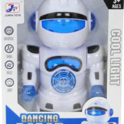 Robot tančící a jezdící na baterie s melodiemi Světlo Zvuk plast