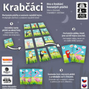 MINDOK HRA karetní Krabčáci *SPOLEČENSKÉ HRY*