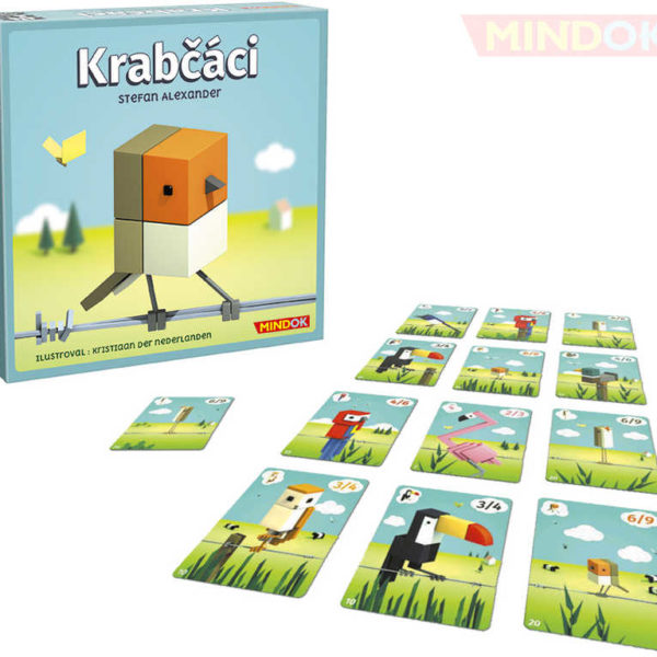 MINDOK HRA karetní Krabčáci *SPOLEČENSKÉ HRY*