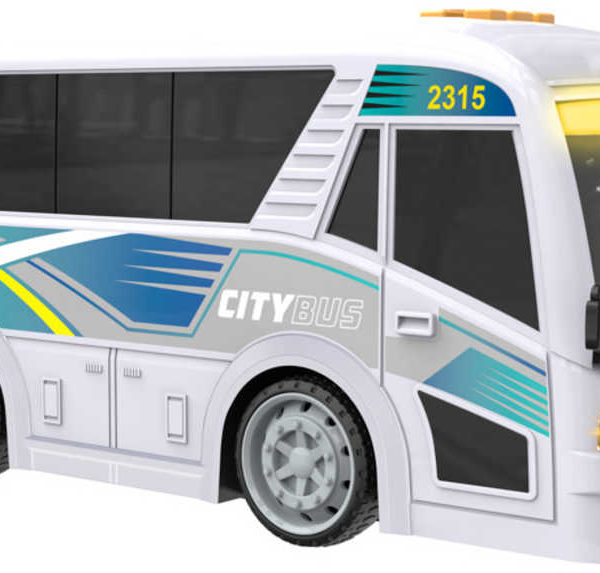 Teamsterz městský autobus MHD na baterie Světlo Zvuk