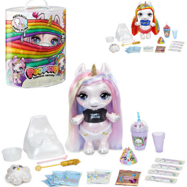 Poopsie Surprise Jednorožec set s nočníkem a slizem 20 překvapení různé druhy
