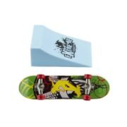 Skateboard prstový set s rampou různé druhy plast na kartě