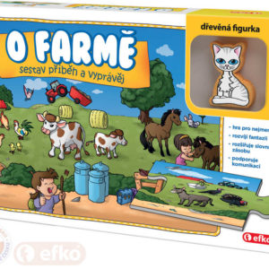 EFKO Baby Hra O farmě puzzle vyprávěcí Skládej a vyprávěj příběhy