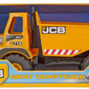 Auto stavební JBC sklápěč velký oranžový na písek v krabici