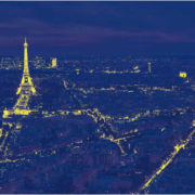 DINO Puzzle Paříž neon XL 66x47cm skládačka 1000 dílků svítící