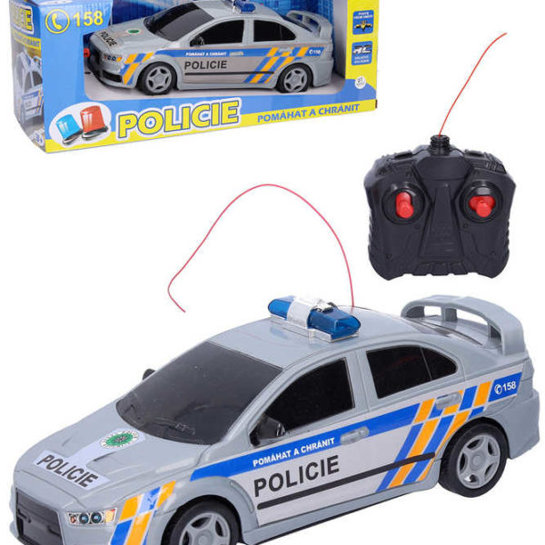 RC Auto osobní policejní 23cm na vysílačku 27MHz na baterie česká policie CZ 1:20