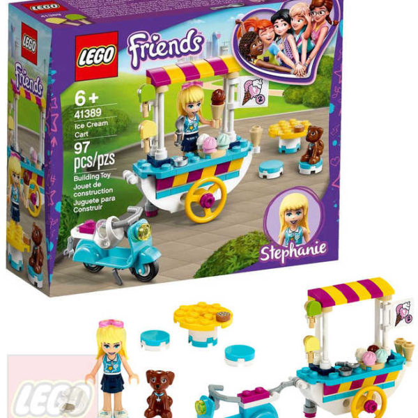 LEGO FRIENDS Pojízdný zmrzlinový stánek 41389 STAVEBNICE