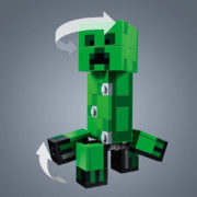 LEGO MINECRAFT Velká figurka Creeper a Ocelot 21156 STAVEBNICE