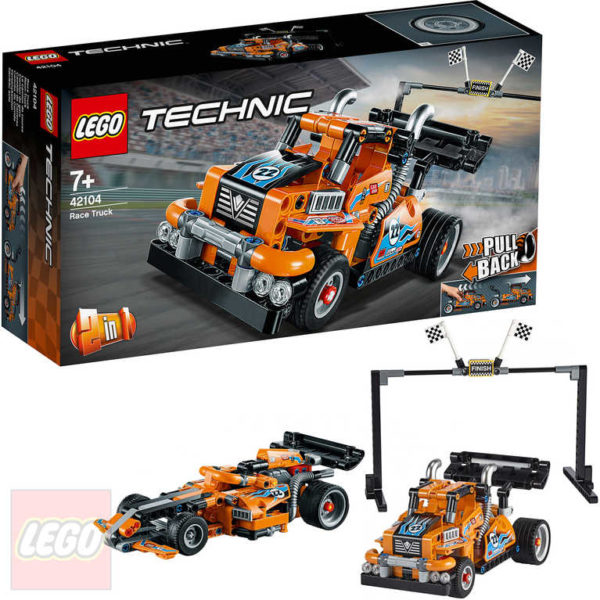 LEGO TECHNIC Tahač závodní 42104 STAVEBNICE