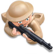 SLUBAN Mini figurka voják doplněk ke stavebnici ARMY WW2 různé druhy