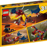 LEGO CREATOR Drak ohnivý 3v1 31102 STAVEBNICE