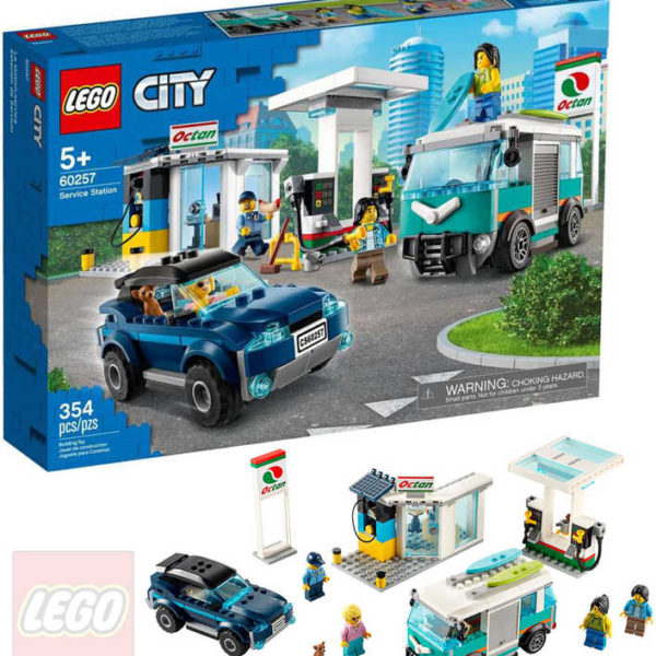 LEGO CITY Benzínová stanice 60257 STAVEBNICE