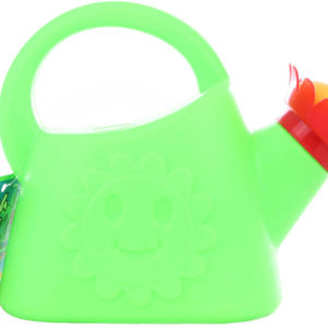 Dětska konvička na vodu 21cm kropítko květinka zelená plast