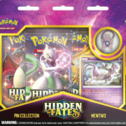 ADC Pokémon HIDDEN FATES TCG Pin Collection set booster s odznakem a doplňky