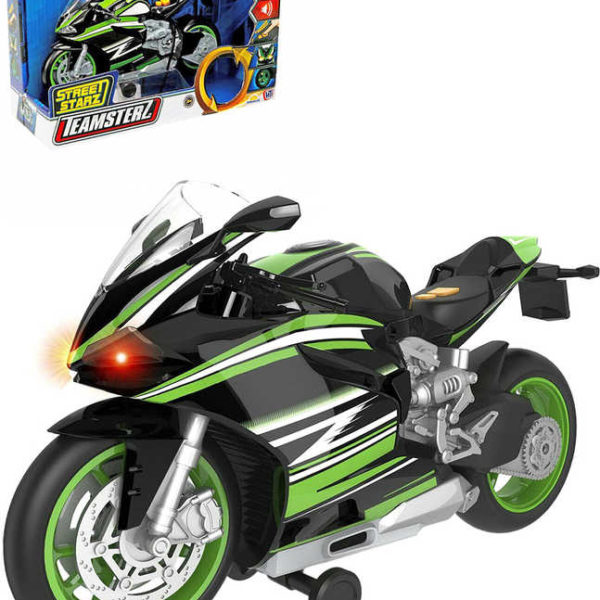 Teamsterz motorka sportovní plastová model na baterie Světlo Zvuk