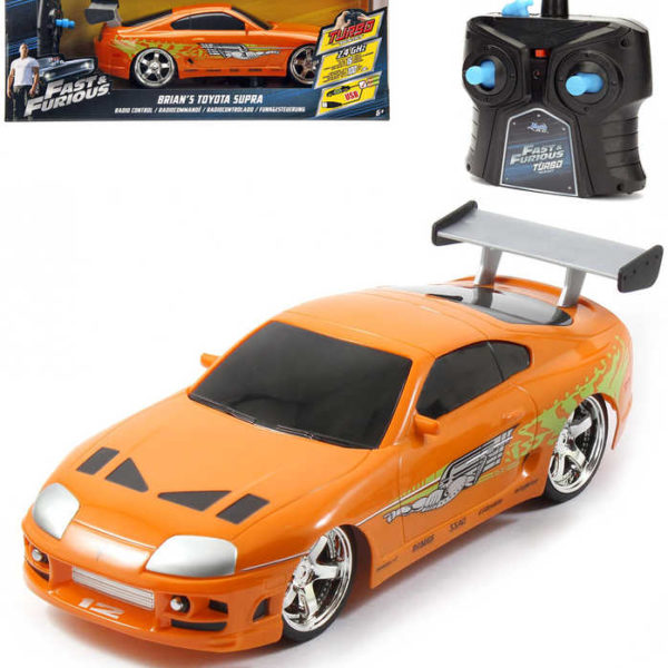 JADA RC AutoToyota Supra 1:16 Rychle a zběsile na vysílačku 2,4GHz na baterie