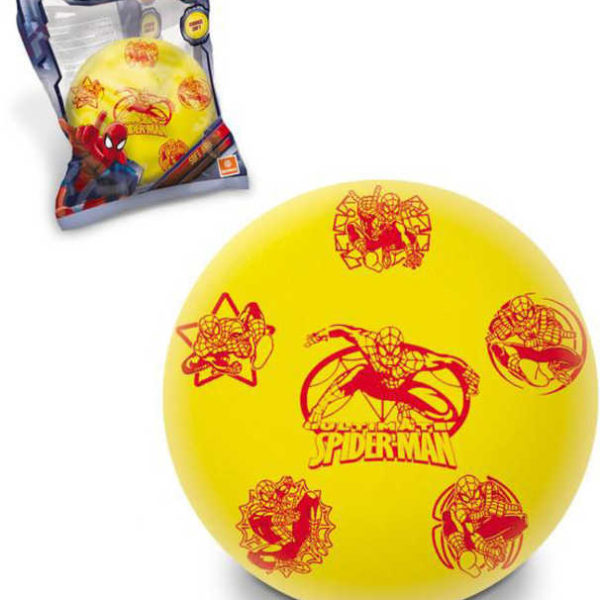 SEDCO Míč soft pěnový Mondo Spiderman 20cm lehký balon žlutý v sáčku