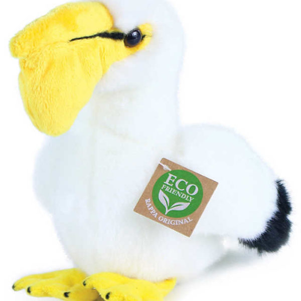 PLYŠ Pták pelikán sedící 20cm Eco-Friendly *PLYŠOVÉ HRAČKY*