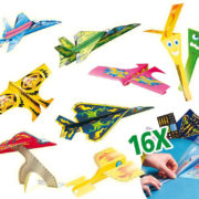 SES CREATIVE Výroba papírových letadel 16 modelů kreativní set v krabici