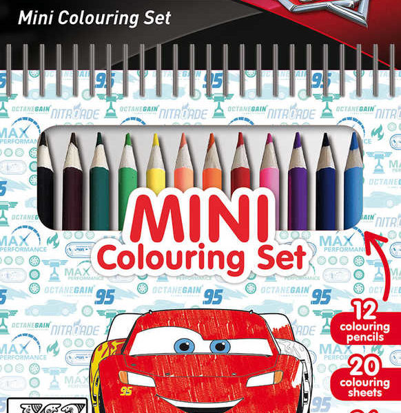JIRI MODELS Set mini blok + pastelky Auta (Cars)