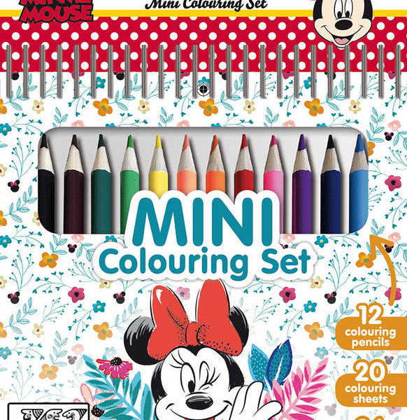 JIRI MODELS Set mini blok + pastelky Disney Minnie Mouse