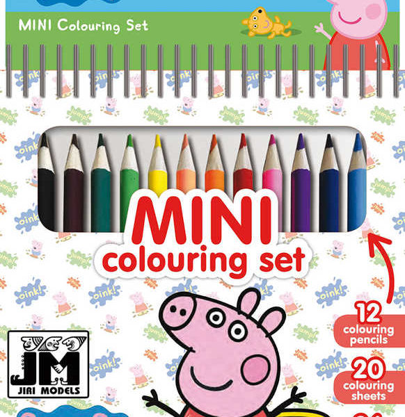JIRI MODELS Set mini blok + pastelky Peppa Pig