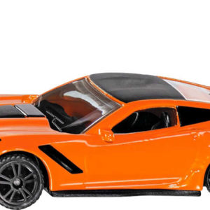 SIKU Auto oranžové sportovní Chevrolet Corvette ZR1 kovový model blister 1534