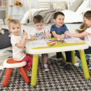 SMOBY Baby stolek dětský zelený 76x45x52cm plast pro miminko