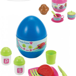 ECOIFFIER Baby set jídelní překvapení ve vajíčku různé druhy plast pro miminko