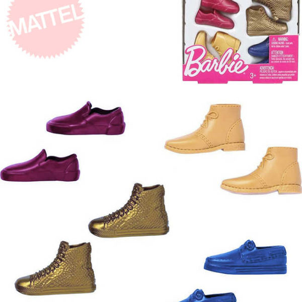 MATTEL BRB Barbie boty pro panáka Kena set 4 páry na kartě plast