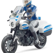 BRUDER 62731 Set motorka Ducati Scrambler s figurkou policie