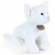 PLYŠ Kočka bílá 24cm sedící *PLYŠOVÉ HRAČKY*