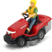 DICKIE Sekačka na trávu traktůrek Honda s figurkou set s křovinořezem a fukarem
