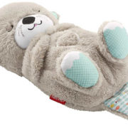 FISHER PRICE PLYŠ Baby usínáček podřimující vydra na baterie Světlo Zvuk pro miminko