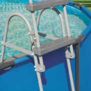 BESTWAY Schůdky k bazénu 107cm šedé nový model 58330