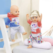 ZAPF Baby Born set teplákovka + ramínko obleček pro panenku miminko 2 druhy