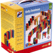 WOODY DŘEVO Hra domino barevné Rally set 200 dílků *DŘEVĚNÉ HRAČKY*