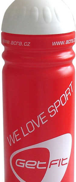 ACRA Cyklo sportovní láhev na pití 0,7l červená CSL07 plast