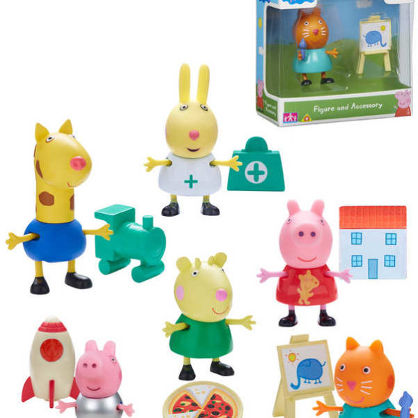 Prasátko Peppa Pig figurka s doplňkem různé druhy 2.serie plast