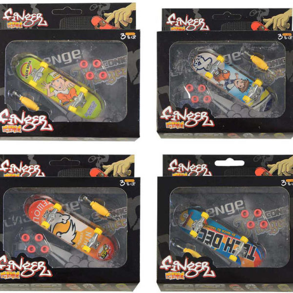 Fingerboard skateboard kovový prstový set s doplňky různé druhy