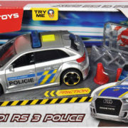 DICKIE Auto Audi RS3 policie ČR na setrvačník s doplňky na baterie Světlo Zvuk