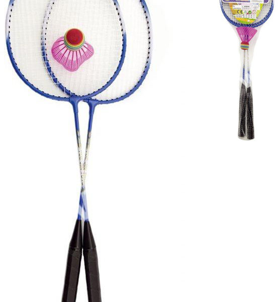 Badminton set 2 pálky kovové + míček různé barvy