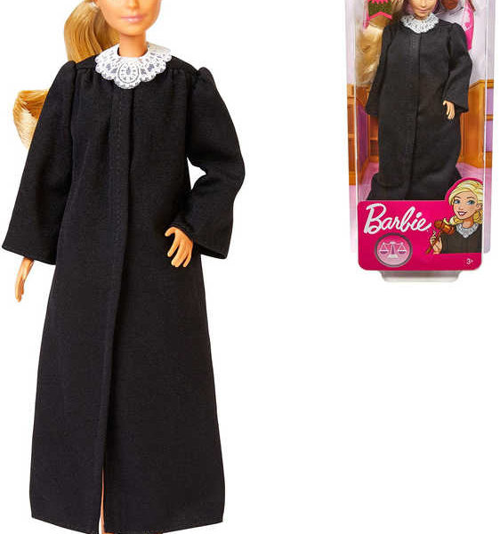 MATTEL BRB Panenka Barbie soudkyně běloška 29cm se s doplňky