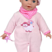 SIMBA Baby panenka miminko Laura 38cm set s lahvičkou na baterie Zvuk
