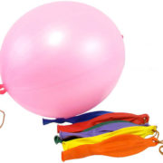GEMAR Balónek nafukovací punch ball 45cm pastelový set 4ks různé barvy